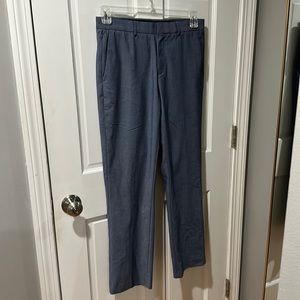 Calvin Klein - Light Navy Patterned Men’s Business Pants, Size 30 x 30